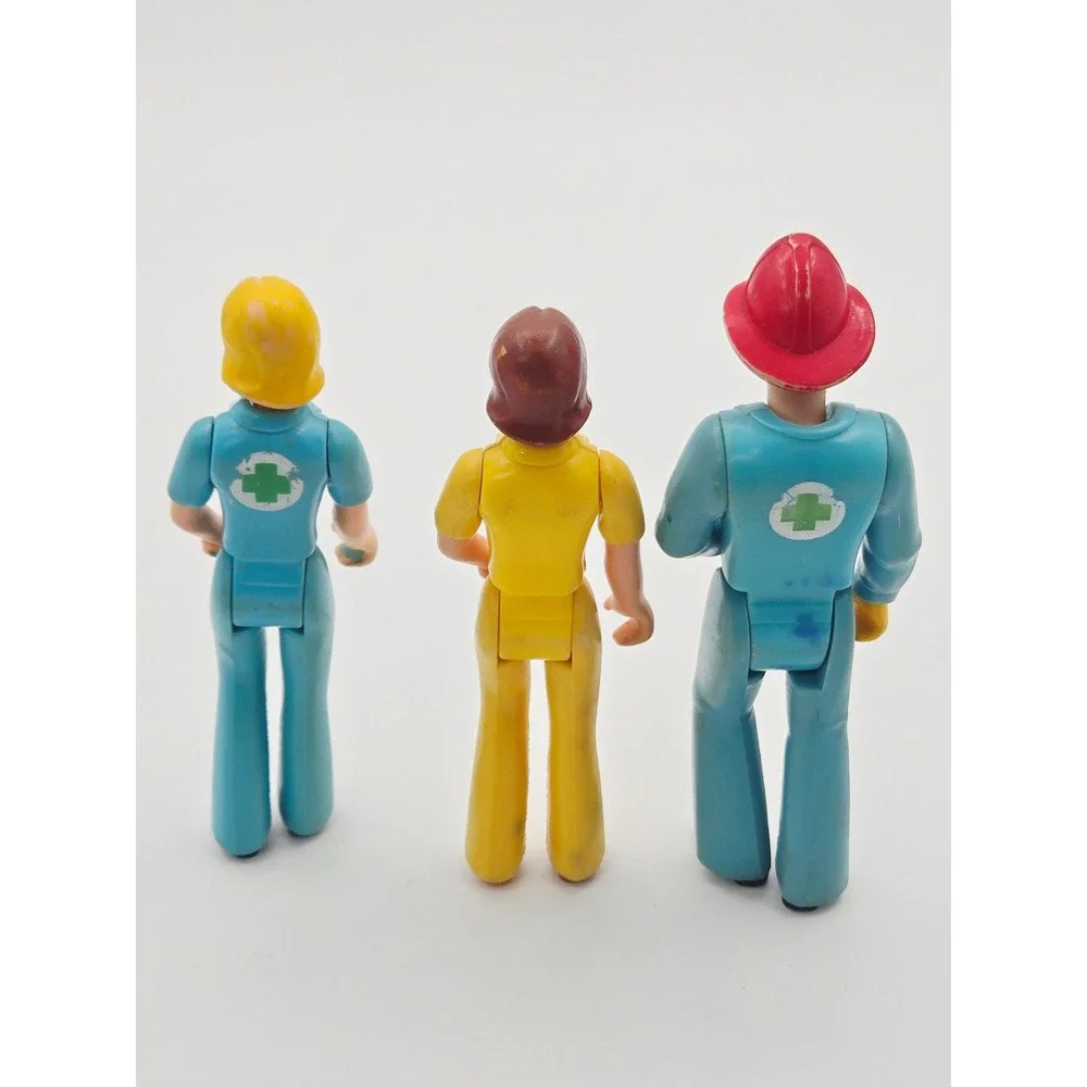 Vintage Fisher Price Adventure Series Action Figure Lot of 6 Rescue Figures